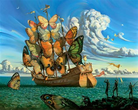 salvador dali butterfly boat